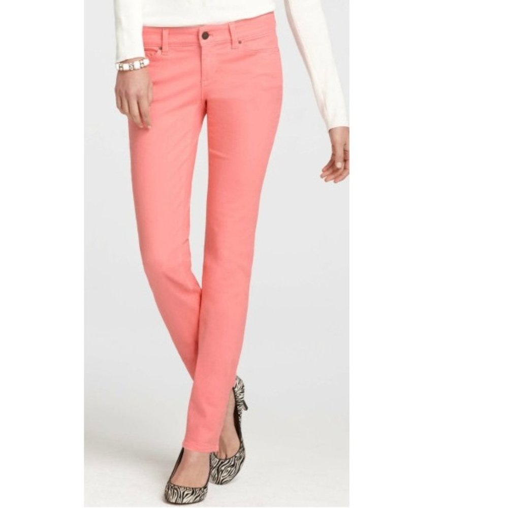 Ann Taylor Modern Denim Slim jeans pink 4P